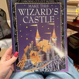 Usborne Wizard's Castle Cut-Out Model - Purple and Gold